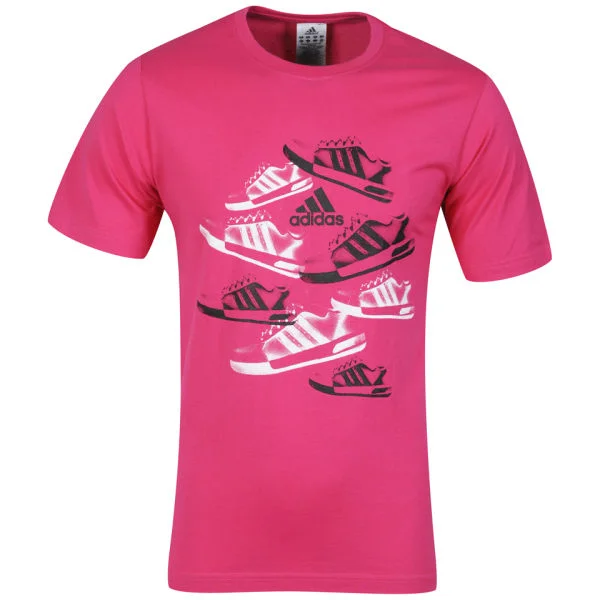 adidas Men's Per Trainer T-Shirt - Radian Pink - S - Radian Pink Image 1