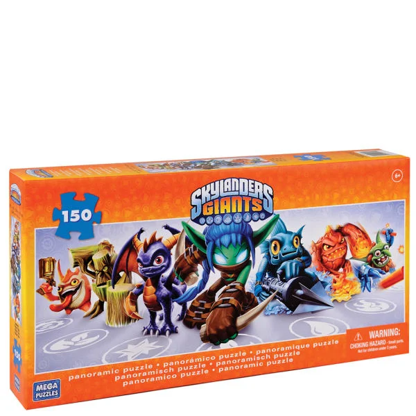 Skylanders Giants Panoramic Puzzle (150 Pieces 4 Characters) Image 1