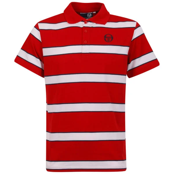 Sergio Tacchini Men's Coniston Pique Polo-Shirt - Red - S - Red Image 1