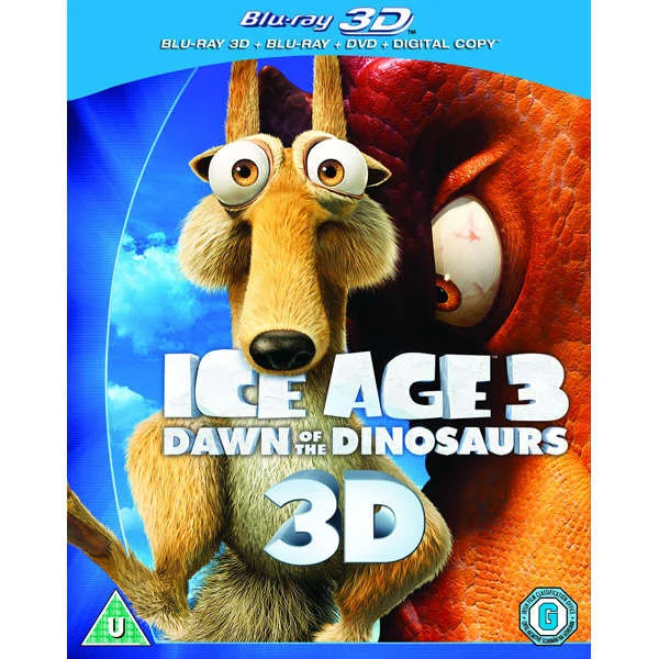 Ice Age 3 (3D Blu-ray, 2D Blu-ray, DVD and Digital Copy) Image 1