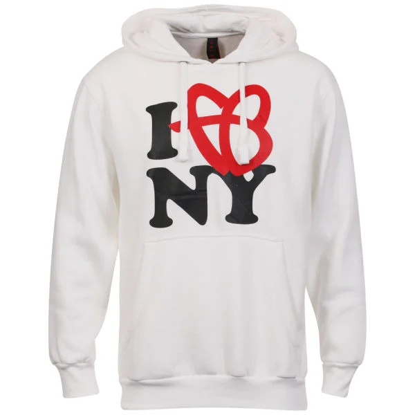 FUBU Men's 'I Love New York' Hoody - White - S - White Image 1
