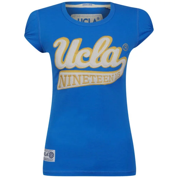UCLA Women's Dawson Applique Cap Sleeve Top - Directoire Blue - S - Blue Image 1