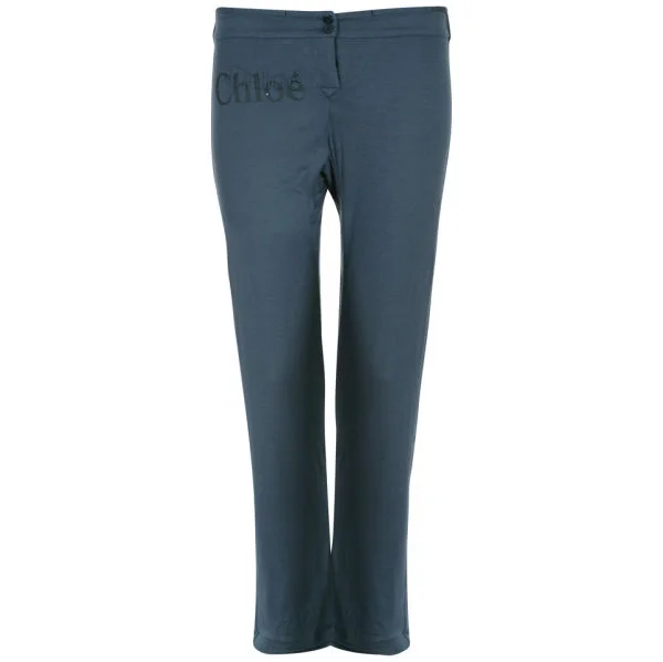 Chloe Women's Casual Lounge Trousers - Blue - 10 - Blue Image 1