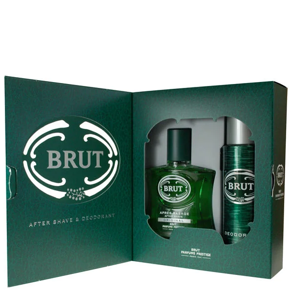 Brut Brut Set (100ml Aftershave, 200ml Body Spray) Image 1