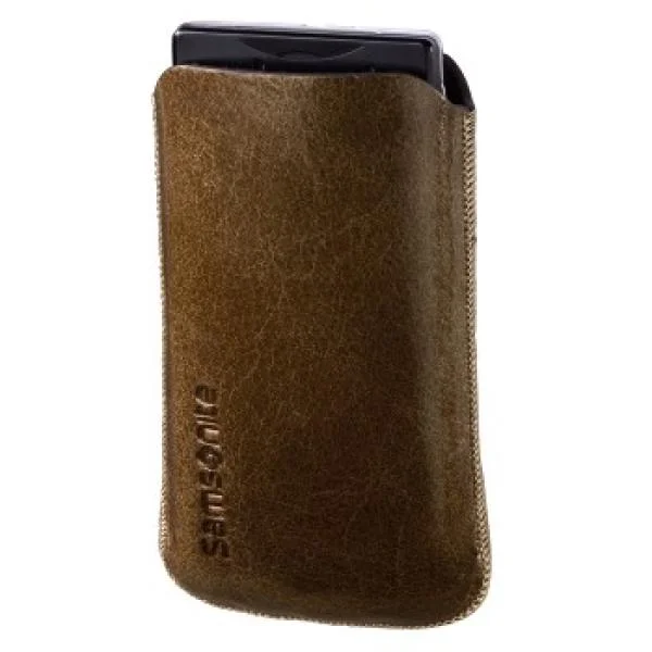 Samsonite Size M Toledo Mobile Phone Sleeve, Tobacco Image 1