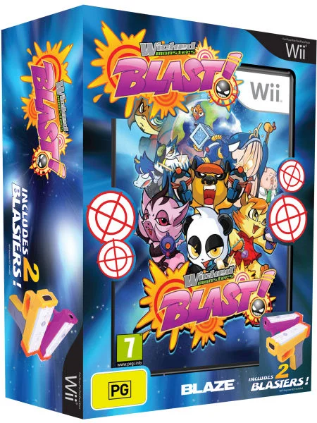 Wicked Monster Blast: Includes 2 blast guns Image 1