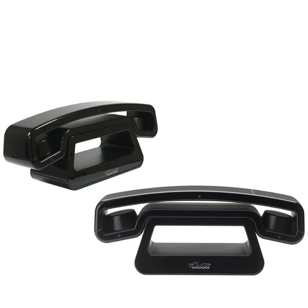 ePure Twin DECT Cordless Phone by Swissvoice - Black Image 1