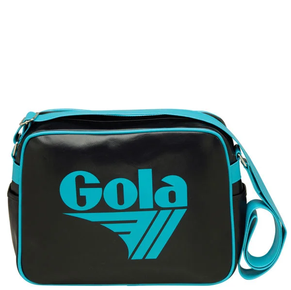 Gola Men's 'Redford' Messenger Shoulder Bag - Black/Teal Image 1