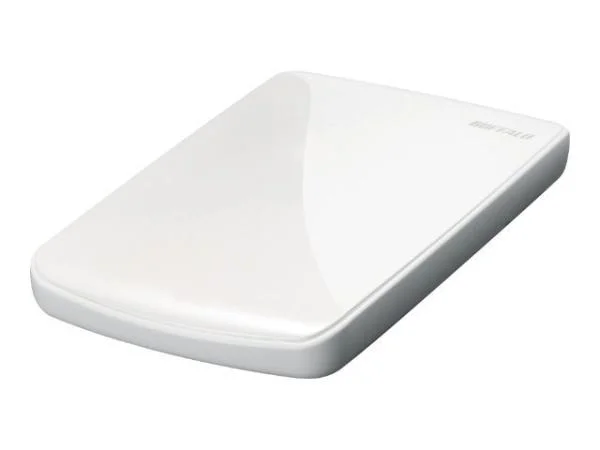 Buffalo Ministation Lite 500GB Portable USB 2.0 Hard Drive (White) Image 1