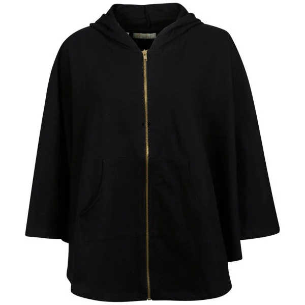 Brave Soul Women's Cape Jersey Cardigan - Black - S - Black Image 1
