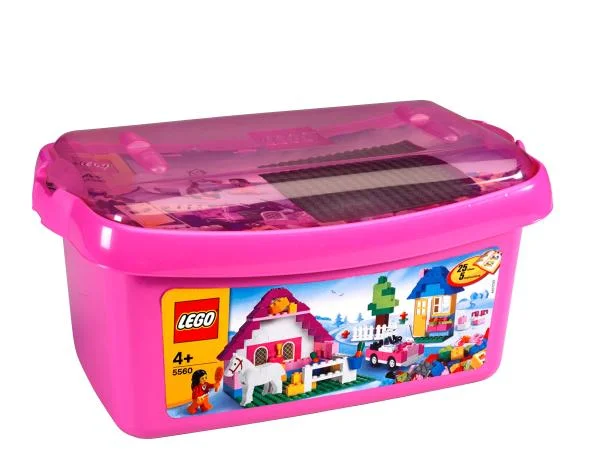 LEGO Bricks and More: Large Pink Brick Box (5560) Image 1
