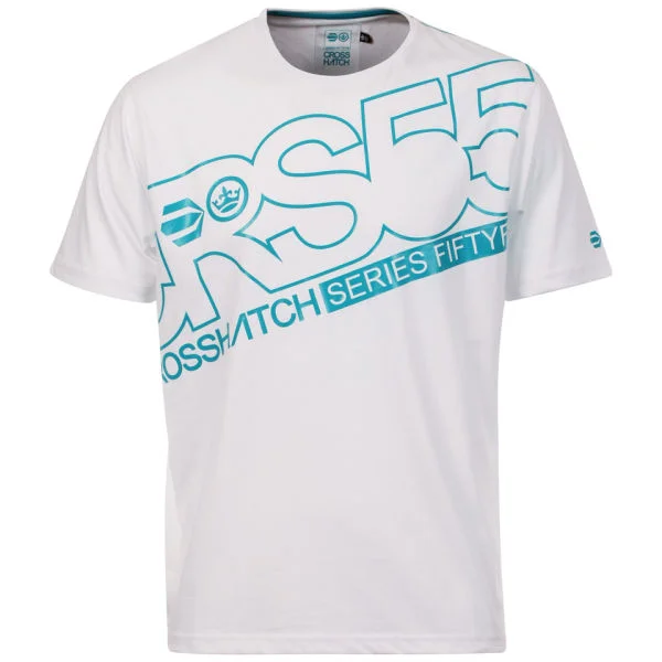 Crosshatch Men's Klock Crew Neck T-Shirt - White - S - White Image 1