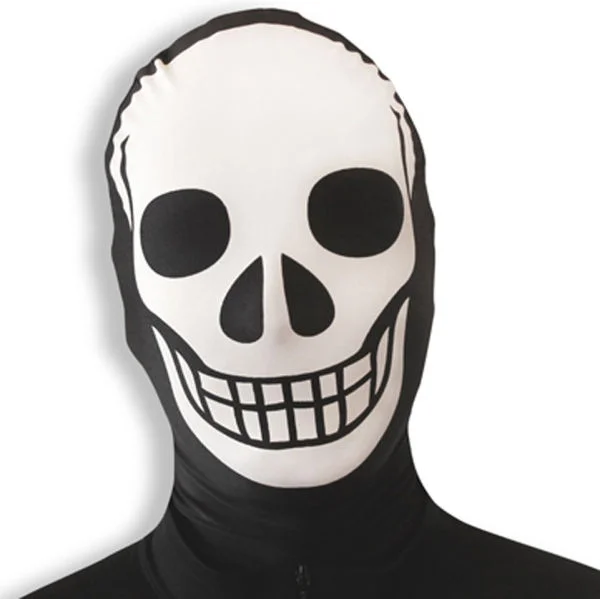 Morphsuits Mask - Skeleton Black Image 1