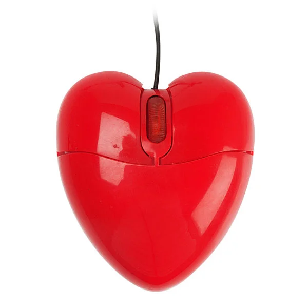 Red Heart Mouse Image 1