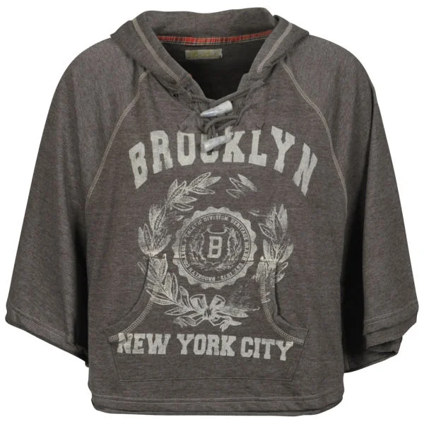 Brave Soul Women's Brooklyn Jersey Sweat - Chocolate Marl - S - Chocolate Marl Image 1