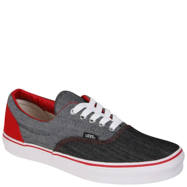 Vans ERA Denim Trainer - Black/True White - 7 - Black/True White Image 1