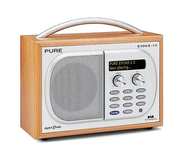Pure Outlet EVOKE 1S Maple DAB Radio - Manufacturer Refurbished Image 1