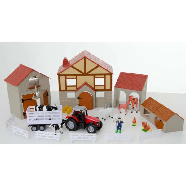 MASSEY FERGUSON MASSEY'S BIG FARM PLAY SET Image 1