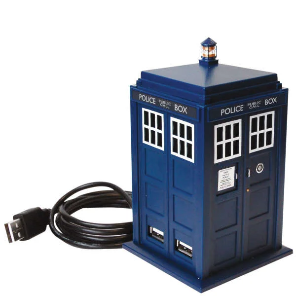 Dr Who: Tardis USB 4 Port Hub Image 1