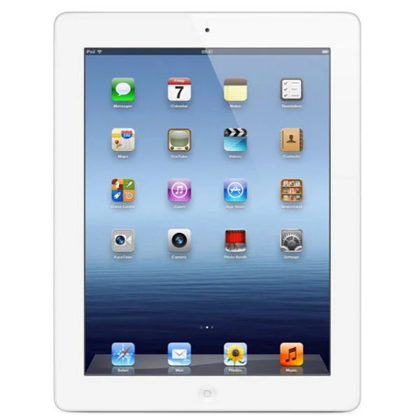 Apple New iPad 3rd Generation - 64GB Wi-Fi Tablet in White (MD330B/A) Image 1