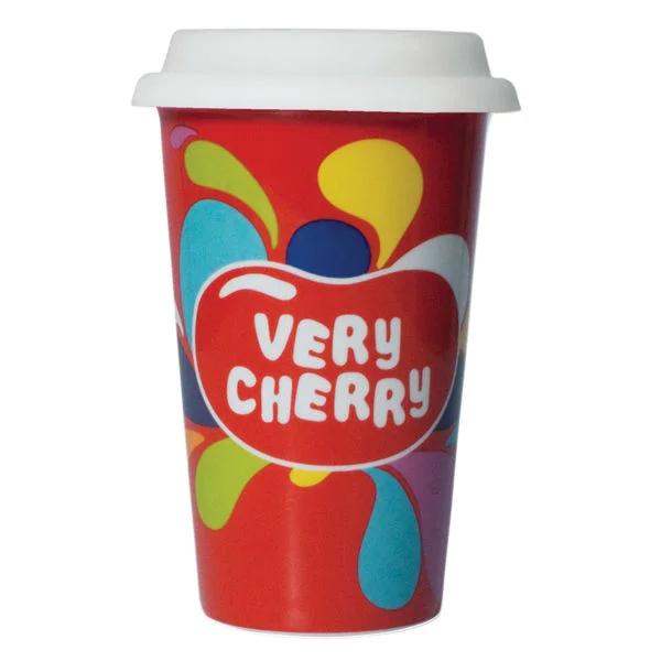 Jelly Belly - Very Cherry Ceramic Travel Mug Image 1