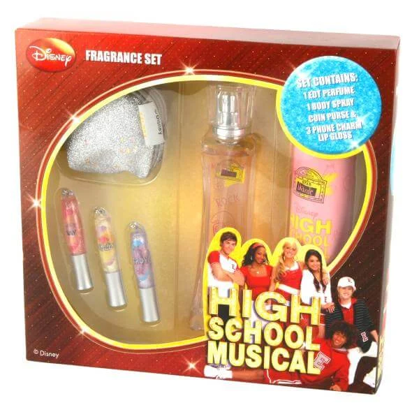 High School Musical Fragrance Gift Set (50ml Eau de Toilette with Body Spray, Lip Gloss and Purse) Image 1