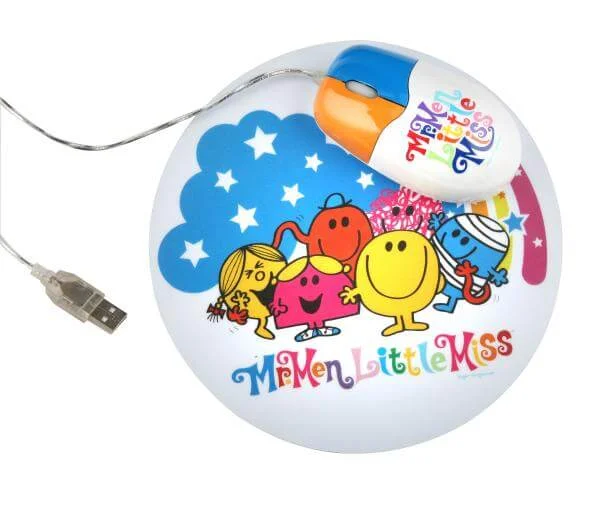 Mr Men & Little Miss Mouse & Mousemat Image 1