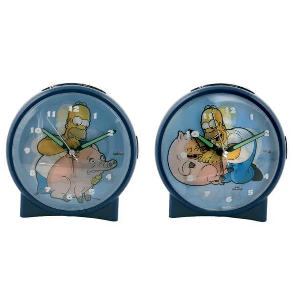 Homer & Spiderpig Lenticular Lens Alarm Image 1