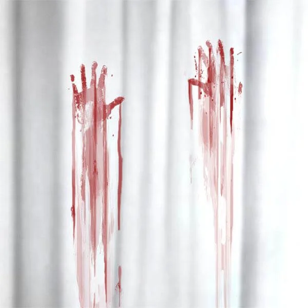 Blood Bath Shower Curtain Image 1