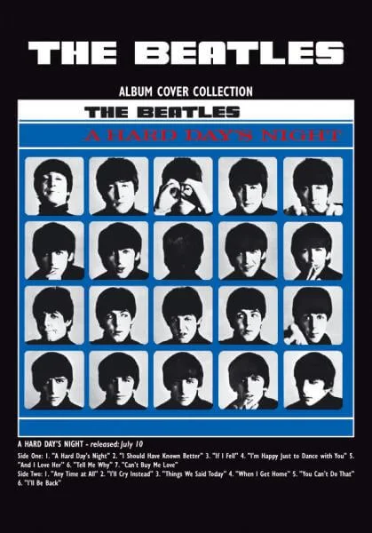 A Hard Day's Night Album Greeting Card Image 1