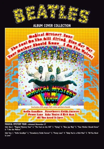 Magical Mystery Tour Album Greeting Card Image 1