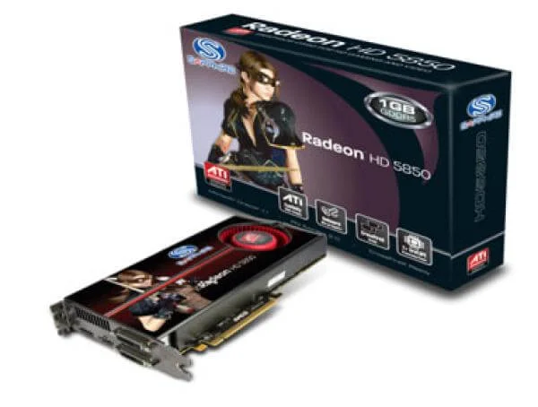 Sapphire HD5850 1GB DDR5 PCI Express 40NM Graphics Card Image 1