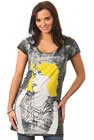 House of The Gods - Woman's Debbie Face - T-Shirt - XS - Black Image 1