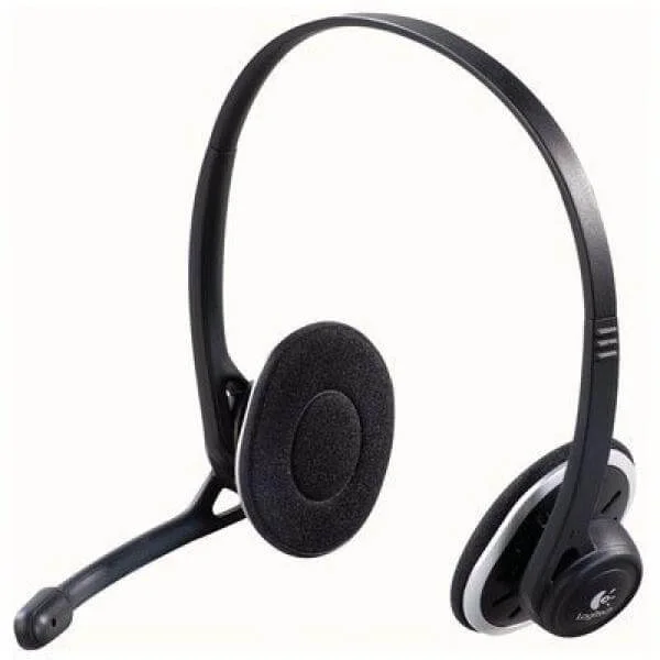 Logitech H330 USB Stereo Headset and Mic (981-000128) Image 1