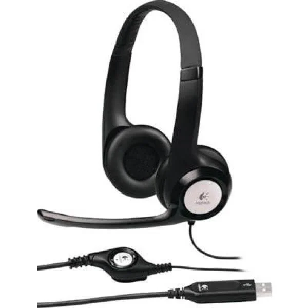 Logitech Clearchat Comfort USB Headset and Mic (981-000015) Image 1