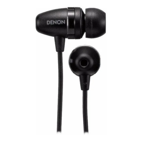 Denon AH-C751 Inner Ear Stereo Headphones - Black Image 1