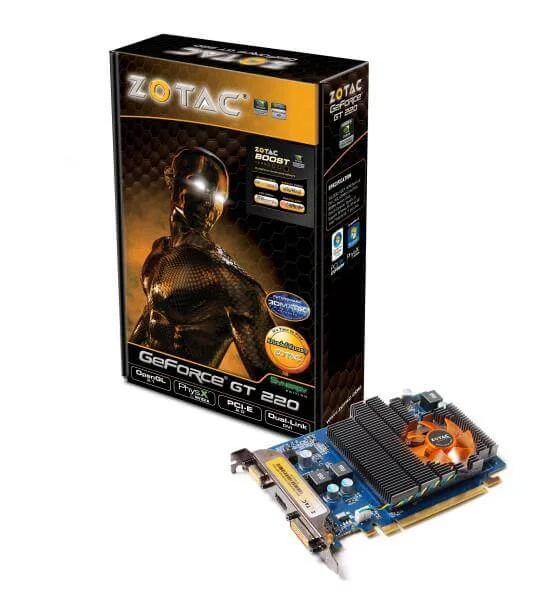 Zotac GF GT220 1GB Synergy DDR2 Image 1