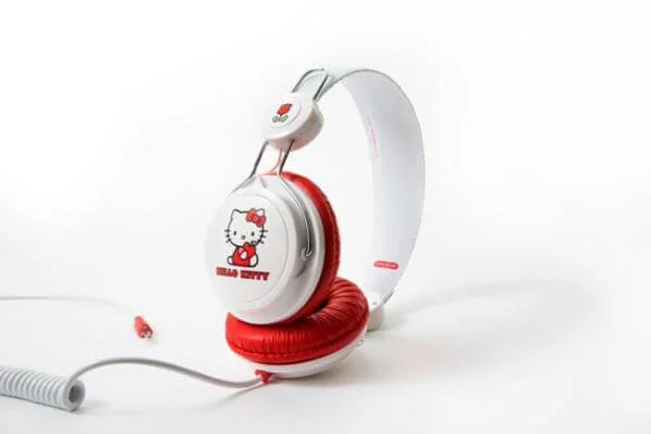 Coloud Hello Kitty Headphones - White Red Core Image 1