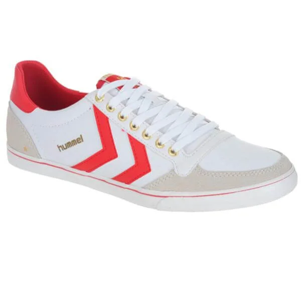 Hummel Stadil World Cup Trainer-White/Lime - 7 - White Image 1