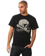 Editors Men's Skull T-Shirt - Black - S - Black Image 1