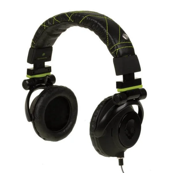 Skullcandy TI Headphones (Black/Green) Image 1
