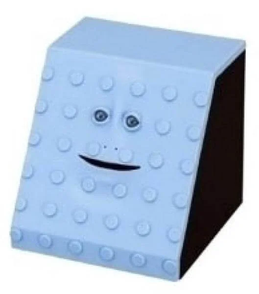 Face Bank Blue Dots Image 1
