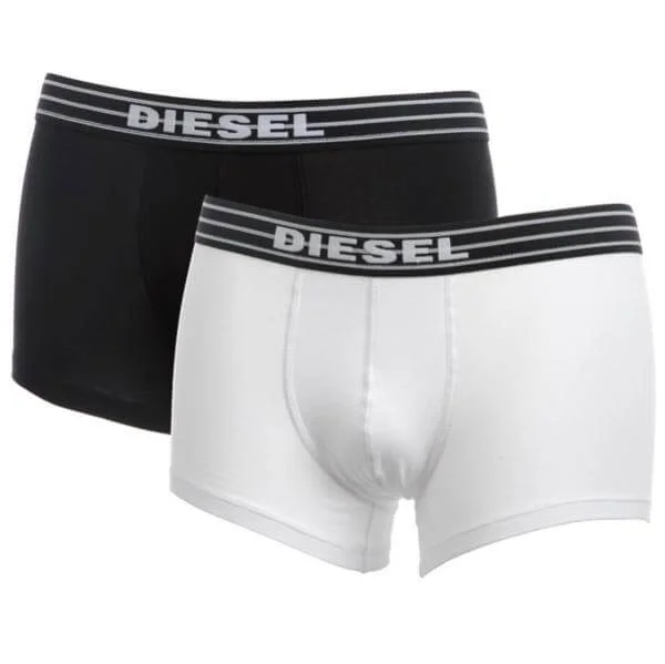 Diesel 2 Pack Boxer Trunk - Black/White - S - White/Black Image 1