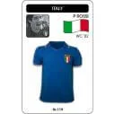 Italy WC 1982 Short Sleeve Retro Football Shirt - S - Blue Image 1