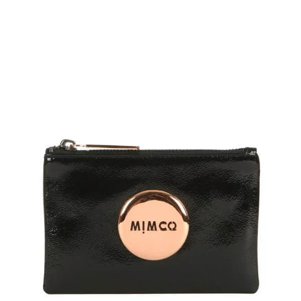 Mimco Mim Rose Gold trim pouch Image 1