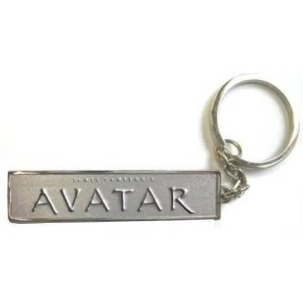 Avatar Metal Logo Movie Keychain Image 1