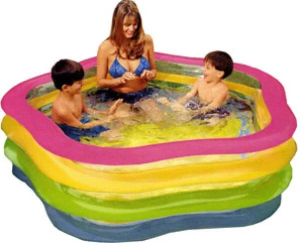 Intex Wetset Summer Colours Swim Centre Pool (73 x 71 Inches) Image 1