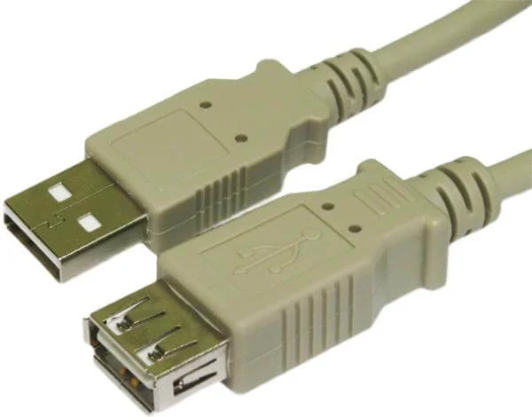 BEST 2m USB 2.0 A Male - A Female (USB2-022) Image 1