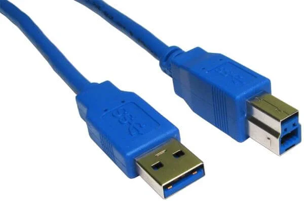 BEST 1m USB 3.0 A Male – B Male - Blue (USB3-801BL) Image 1