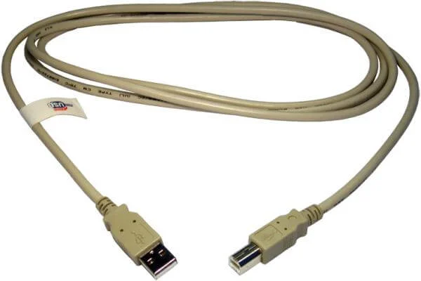 BEST 2m USB 2.0 A Male - B Male (USB2-102) Image 1